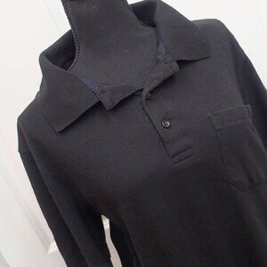 North Hudson Men's Black Polo Shirt Size Medium